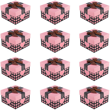 PUDEŁKO WSTĄŻKA CZERWONA