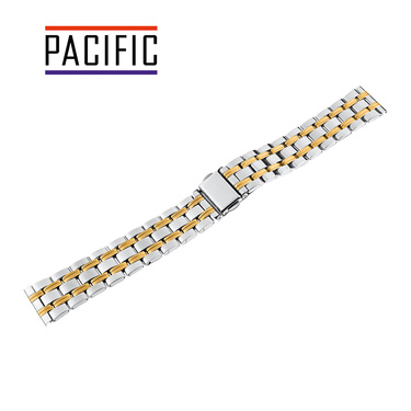 OCELOVÝ SOLID SLIM - MODEL 45 - 31/30 - SREBRNY/ZŁOTY - 20mm