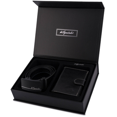 SET KRYNICKI - 111 BLACK / WHITE - REMIEN 110 cm