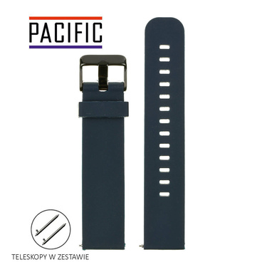 PASEK U15 - 5/B - GRANATOWY / CZARNY - 20MM