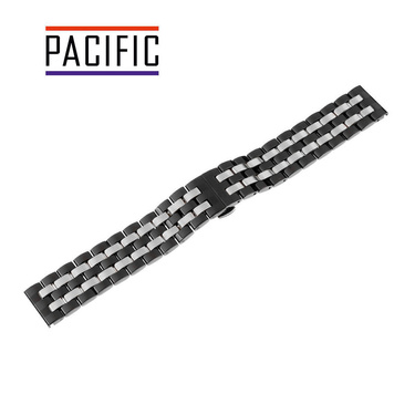 MOTÝLOVÁ SPONA - MB 52 - 1/31 - CZARNY / SREBRNY - 24mm