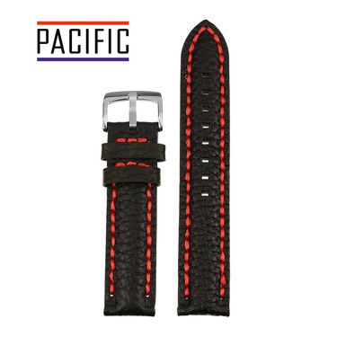 PACIFIC W24 - 1.6 - CZARNY / CZERWONA NIĆ - 20MM