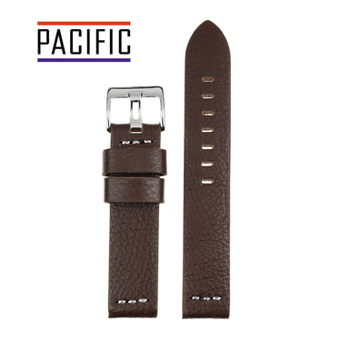 PACIFIC W23 - 2.22 - CIEMNY BRĄZ / BIAŁA NIĆ - 24MM