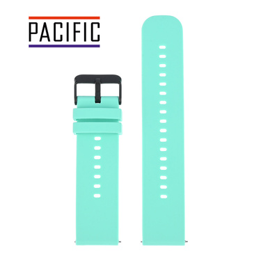 PASEK U27 - 20/BL - MIĘTOWY / CZARNY - 22mm