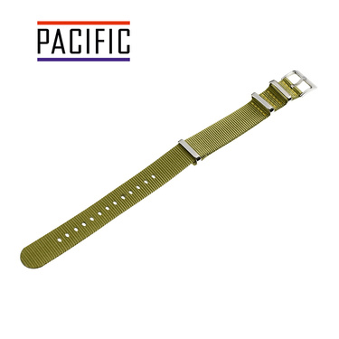 PASEK N03 - 27.10 - CIEMNO ZIELONY - ŻÓŁTA NIĆ