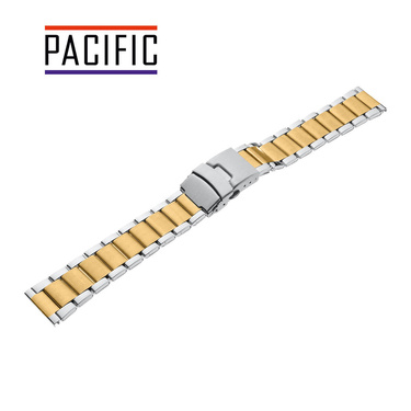 OCEĽOVÝ REMIENOK - OCEĽOVÝ HQ - MB 101 - 31/30 - SILVER  / ZLATÁ - 20mm