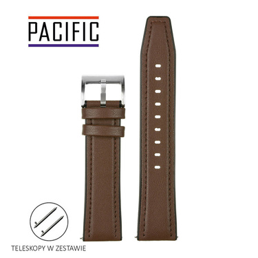 PASEK U16 - 2 - CIEMNY BRĄZ - 20mm