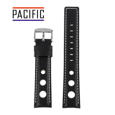 PACIFIC W115 - 2.22 - CIEMNY BRĄZ / BIAŁA NIĆ - 22MM