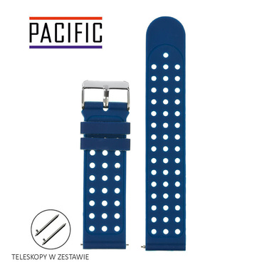 PASEK U12 - 5.7 - GRANATOWY / CIEMNY SZARY - 20MM