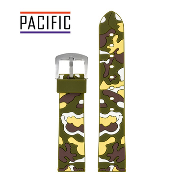 PASEK U13 - 11 - ZIELONY / MORO - 22MM