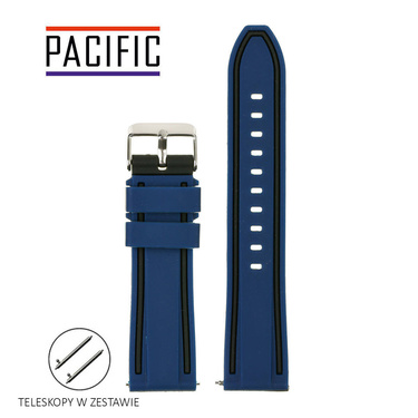 PASEK U14 - 5.1 - GRANATOWY / CZARNY - 24MM