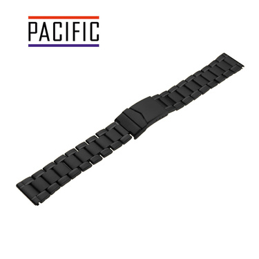 OCELOVY ŘEMÍNEK - TITANIUM - MT 91 - 1 - ČIERNA - 20mm