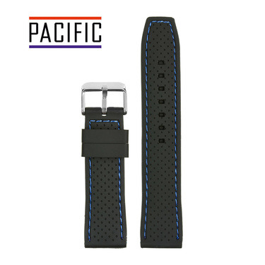 PASEK U17 - 1.16 - CZARNY / NIEBIESKI - 20mm