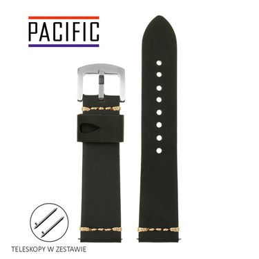 PACIFIC W69-B - 1.17 - CZARNY / BEŻOWA NIĆ - 20mm